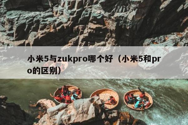 小米5与zukpro哪个好（小米5和pro的区别）